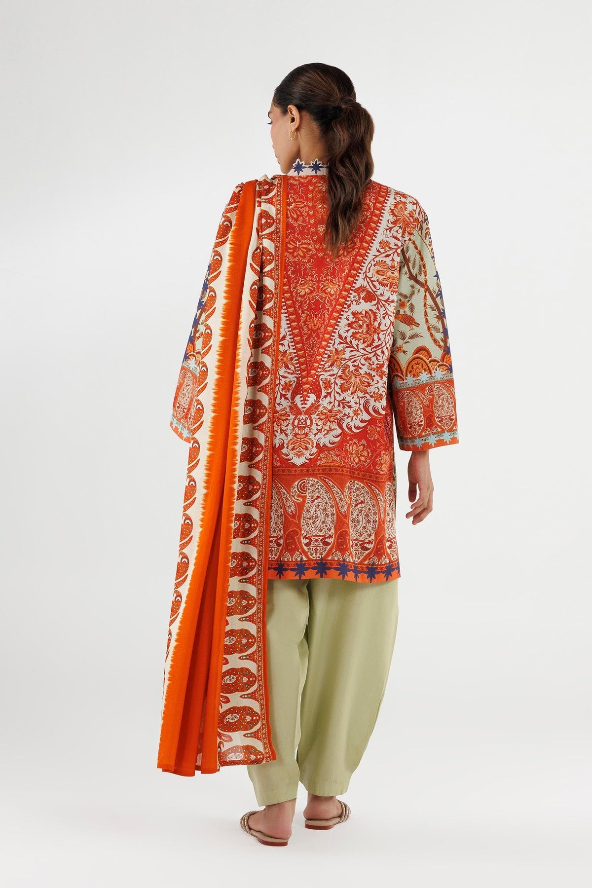 Sana Safinaz | Luxury Pret | Linen Suit FW25MHY503BP3