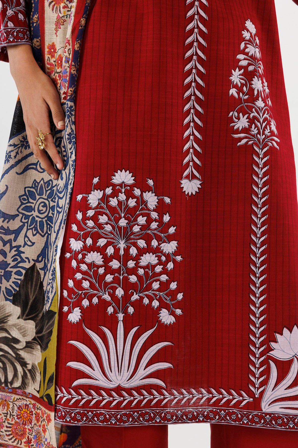 Sana Safinaz | Luxury Pret | Linen Suit FW25MHY506AP3