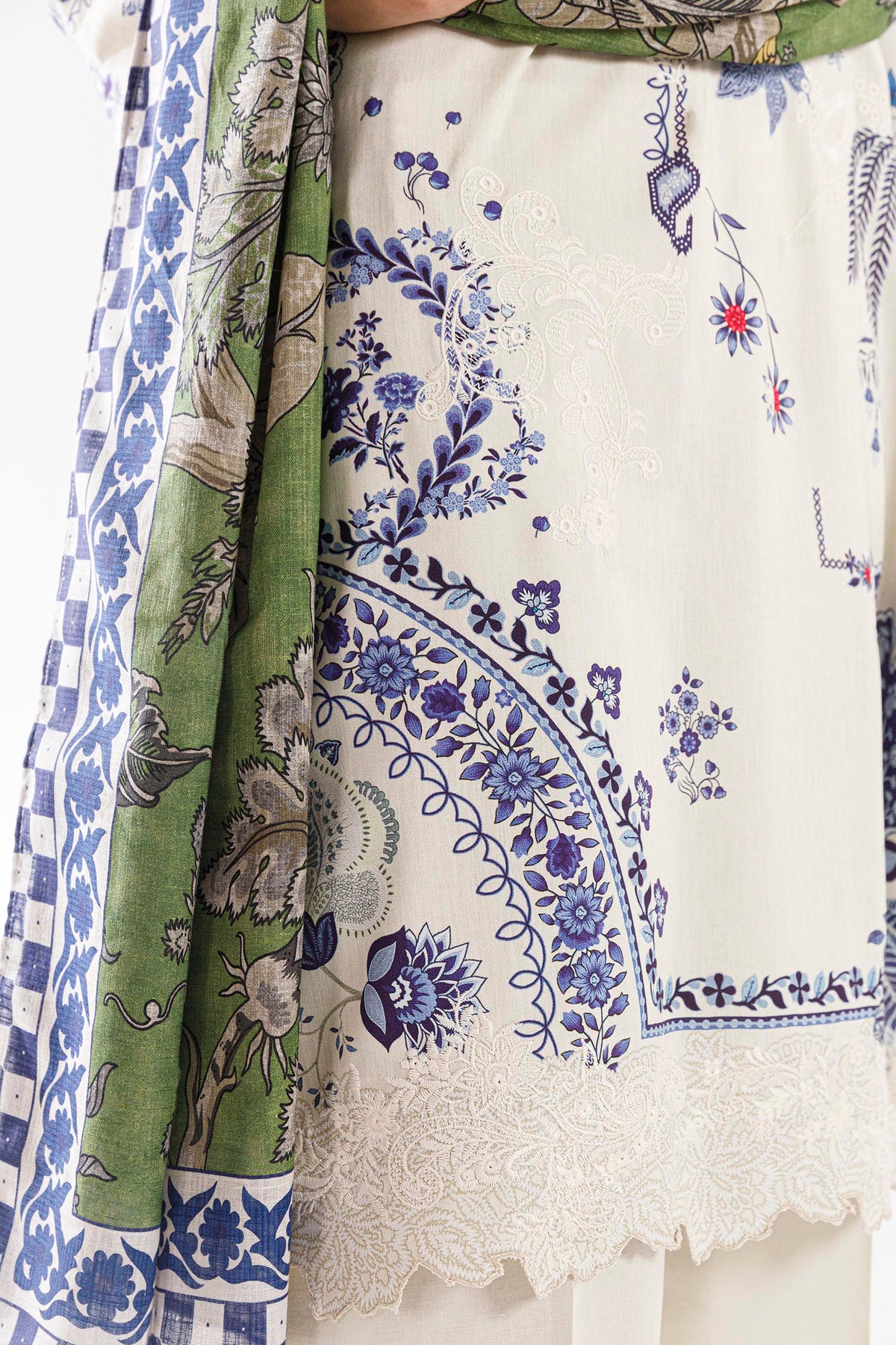 Sana Safinaz | Luxury Pret | Muzlin Linen Suit FW25MUZ020BP3
