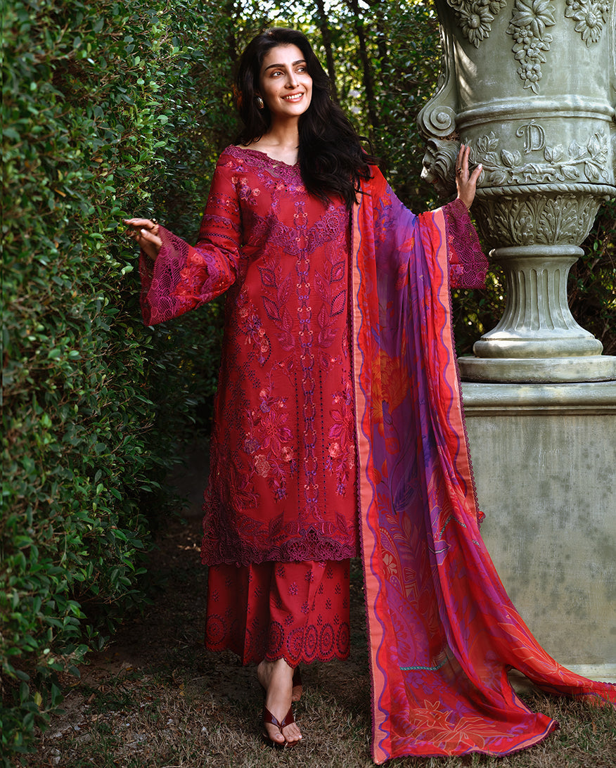 Mushq | Amoi Luxury Lawn | Falling Petals