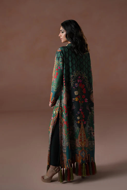 Ammara Khan | Flo 25 | Forest Floral Tassel Kaftan Set (D-06)