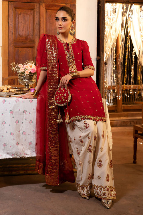 Maya | Eid Collection Ik Mulaqat | GULAB - by - Libasekhas UK - Registered Vendor of : Maya - 100% Original Designer Dresss