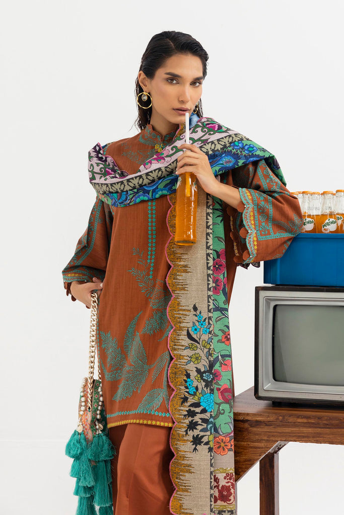 Sana Safinaz | Mahay Winter 25 | H255-005B-3CQ