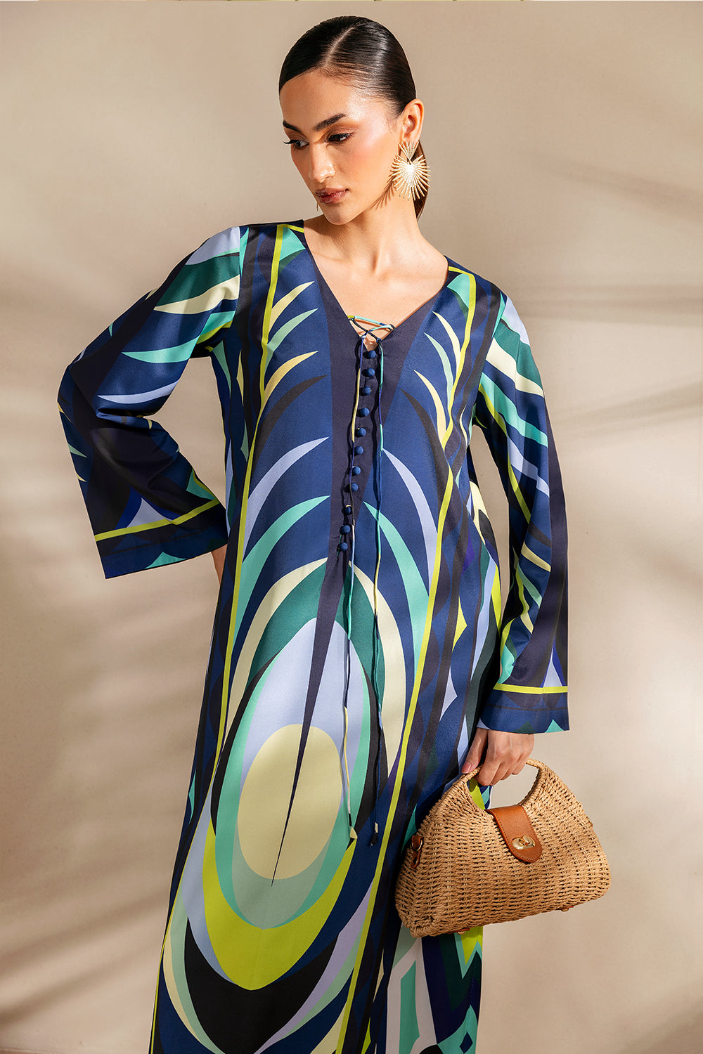 Saira Rizwan | Silk Coords 25 | BAHAMA BLUSH - SRSP-25-06