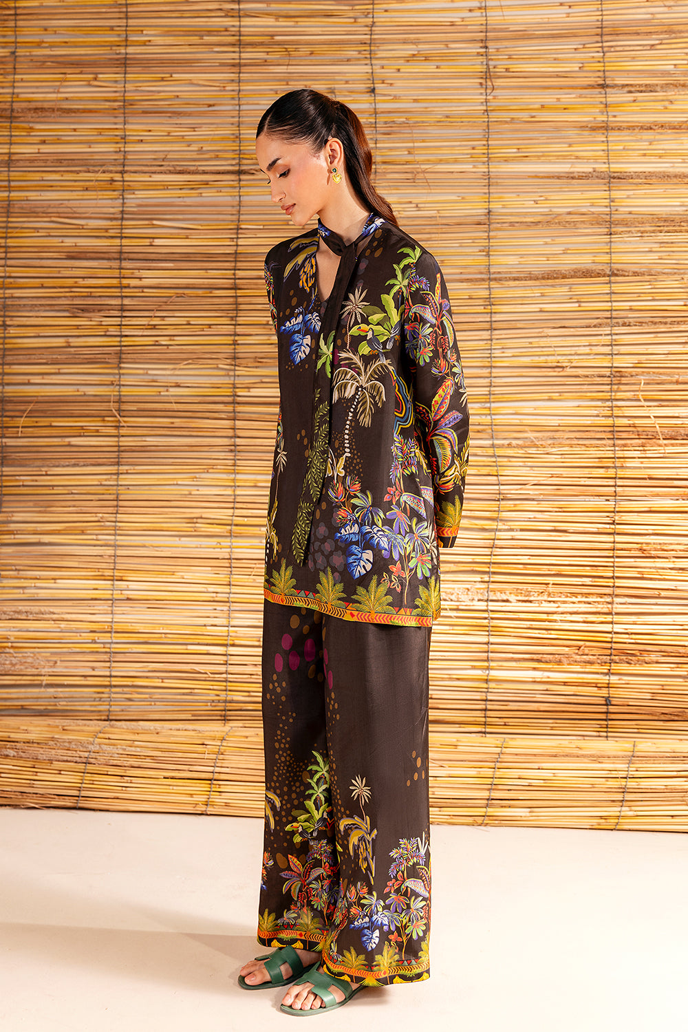Saira Rizwan | Silk Coords 25 | COCONUT CRUSH - SRSP-25-02