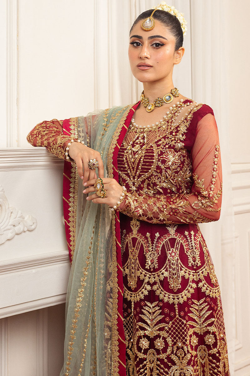 Mushq | Hemline Aura Debut Wedding Formals | SCARLET