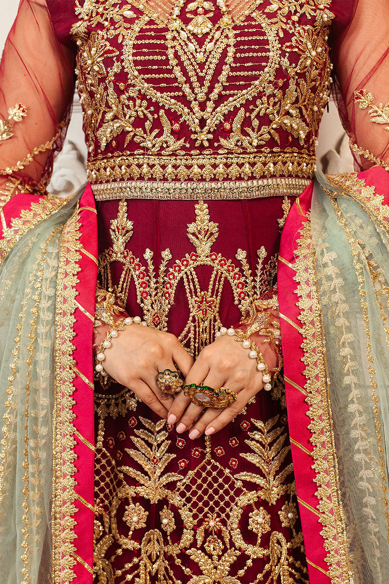 Mushq | Hemline Aura Debut Wedding Formals | SCARLET