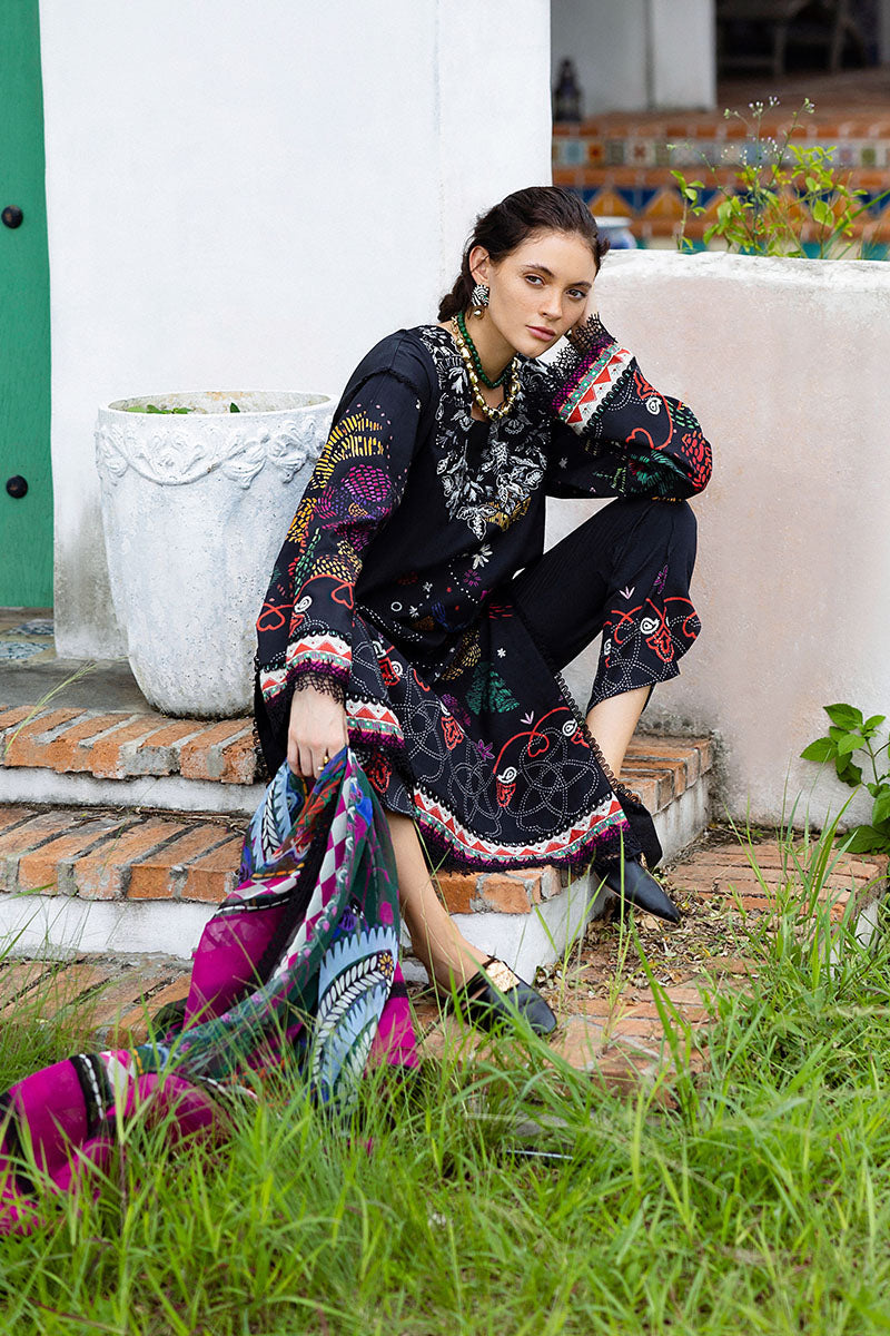 Mushq | Mirasol Printed Cambric | Medi Noche