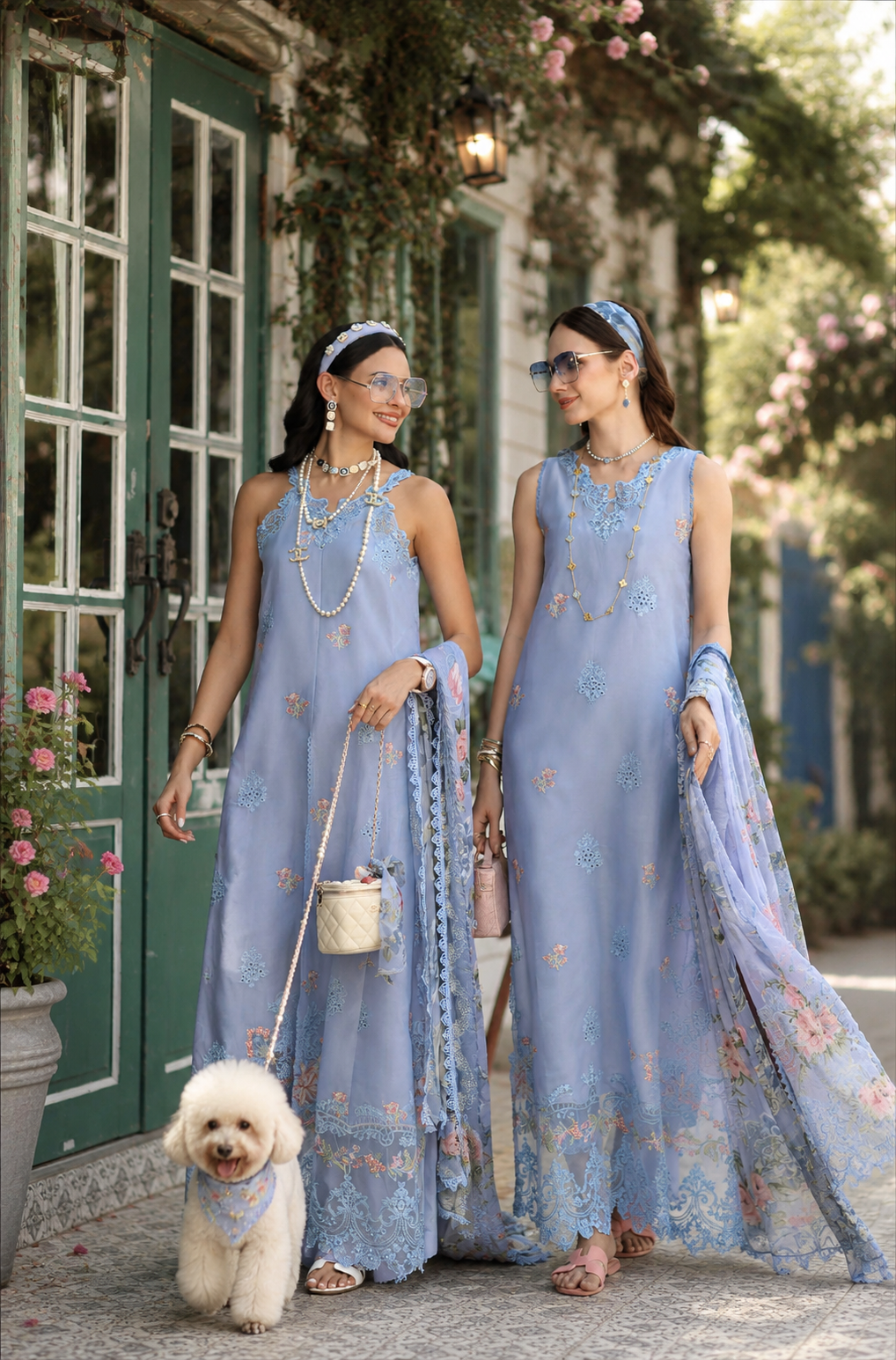 Noor by Saadia Asad | Noor Eid Printskhas 26 | D1 – Frozen Mist