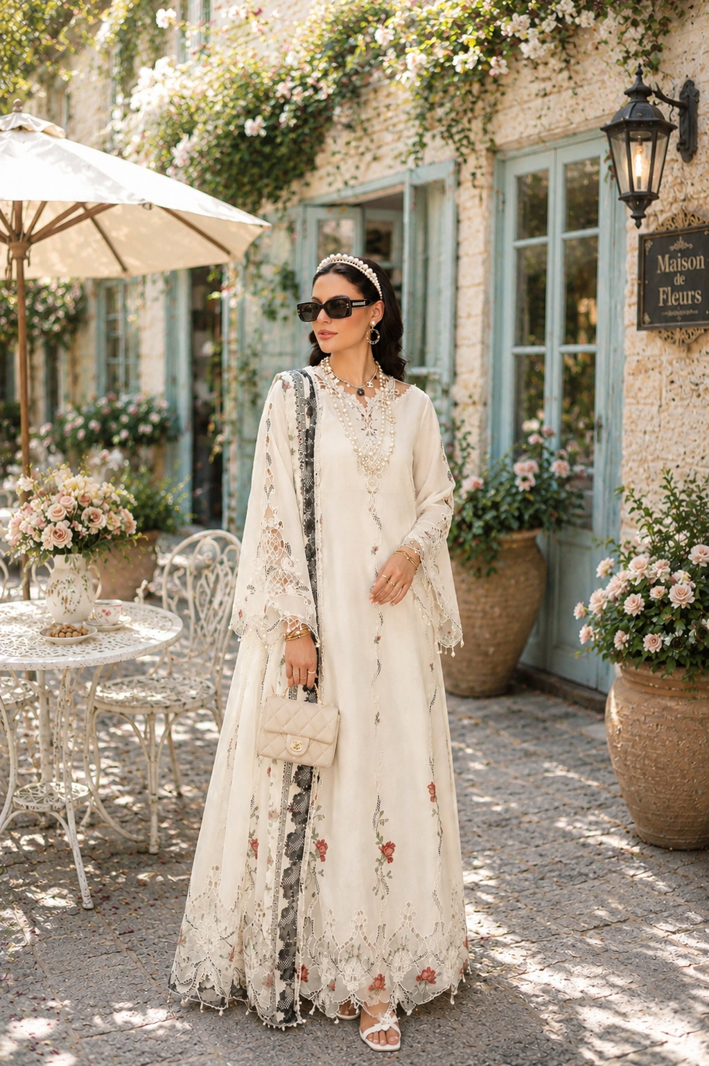 Noor by Saadia Asad | Noor Eid Printskhas 26 | D7 – Ivory Heritage