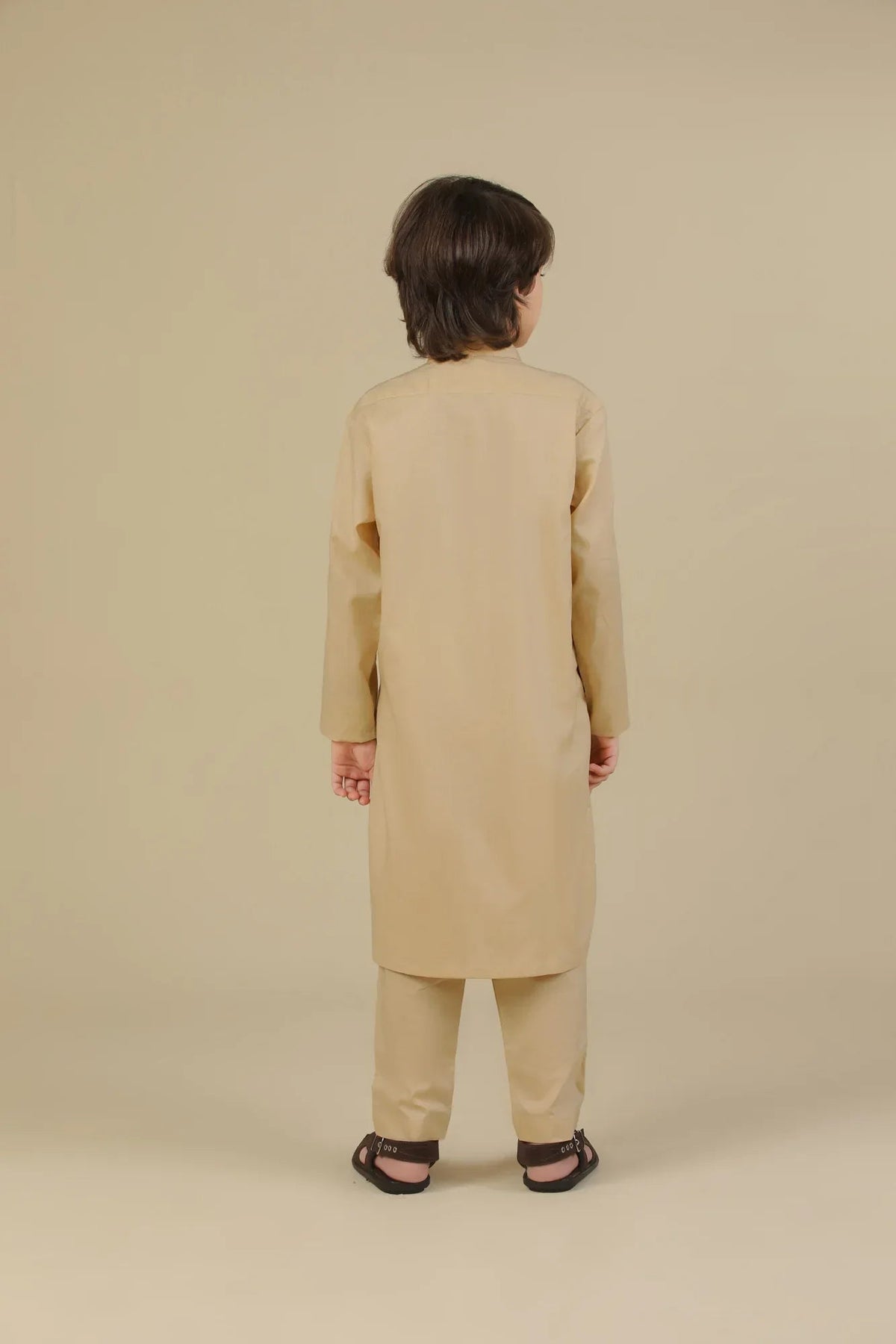 Ivory Soft Cotton Kurta Trouser - Kids