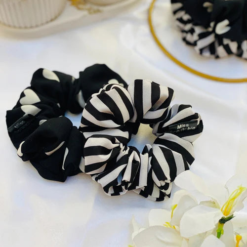 lines - Printed Scrunchie - 1 piece - Miss Scrunchie