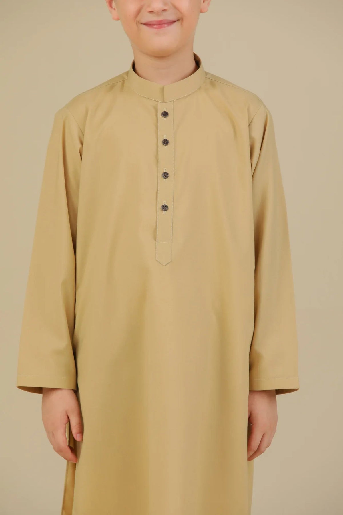 Ivory Blended Kurta Trouser - Kids