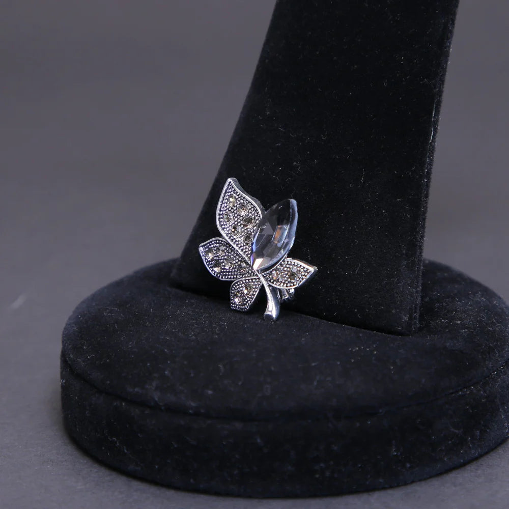 Zaywer| Blue Stone Silver Coating Scarf Pin 442 - Zaywer