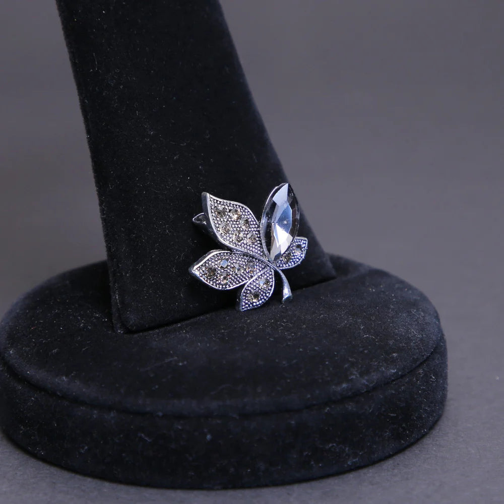 Zaywer| Blue Stone Silver Coating Scarf Pin 442 - Zaywer