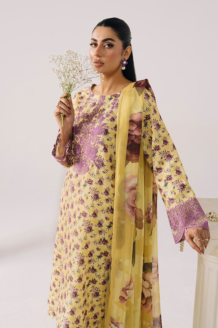 Imrozia Premium | Floral Atelier Lawn | IPL-16 Jasmine Atelier