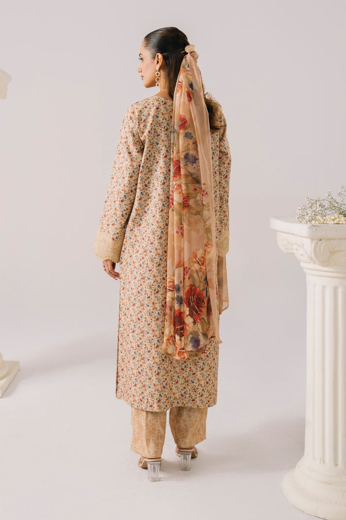 Imrozia Premium | Floral Atelier Lawn | IPL-17 Serene Petals