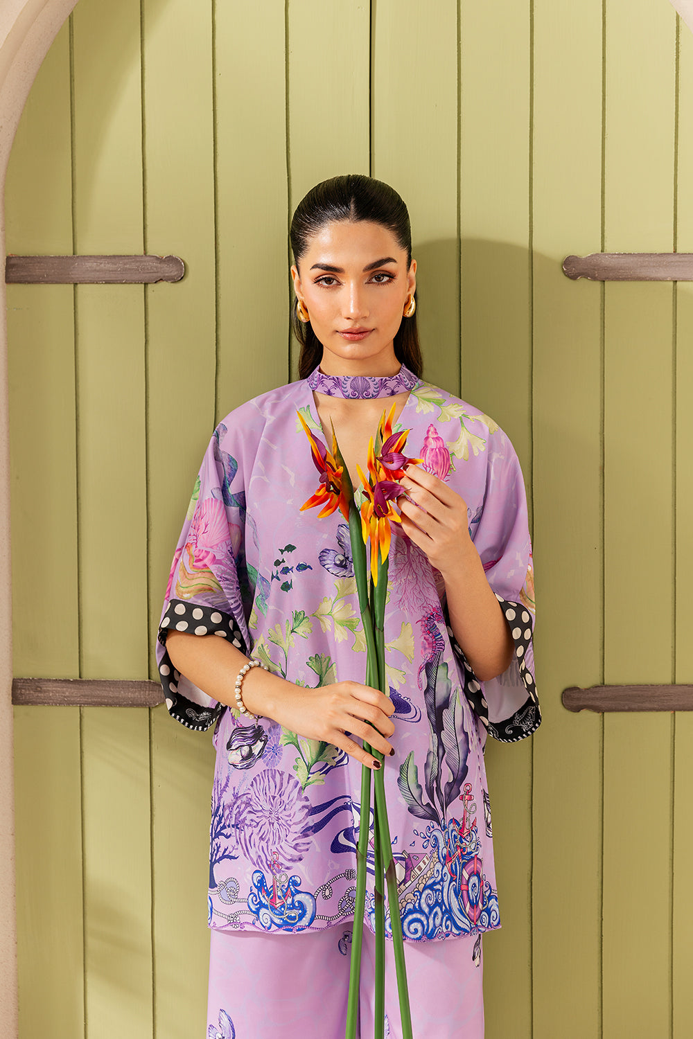 Saira Rizwan | Silk Coords 25 | LILAC LUSH - SRSP-25-10