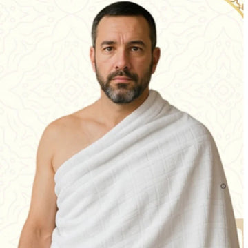 LUXURY TOWEL IHRAM FOR HAJ AND UMRAH - The Shawl Club  ID: IXO7942