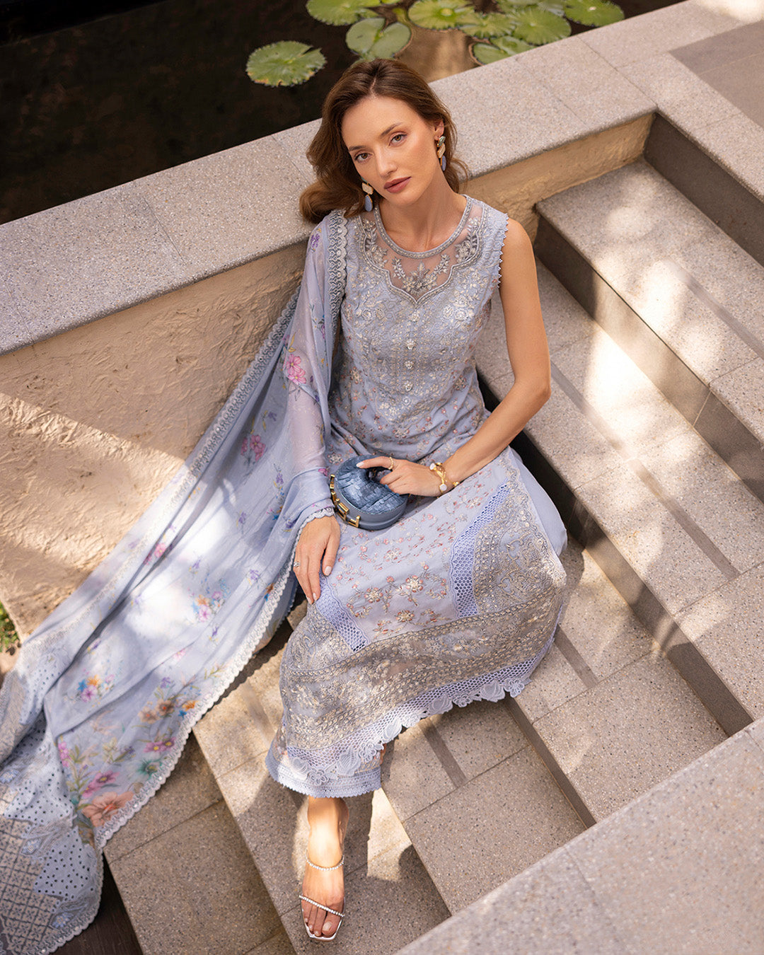 Faiza Saqlain | Zinnia Luxury Lawn | Liana