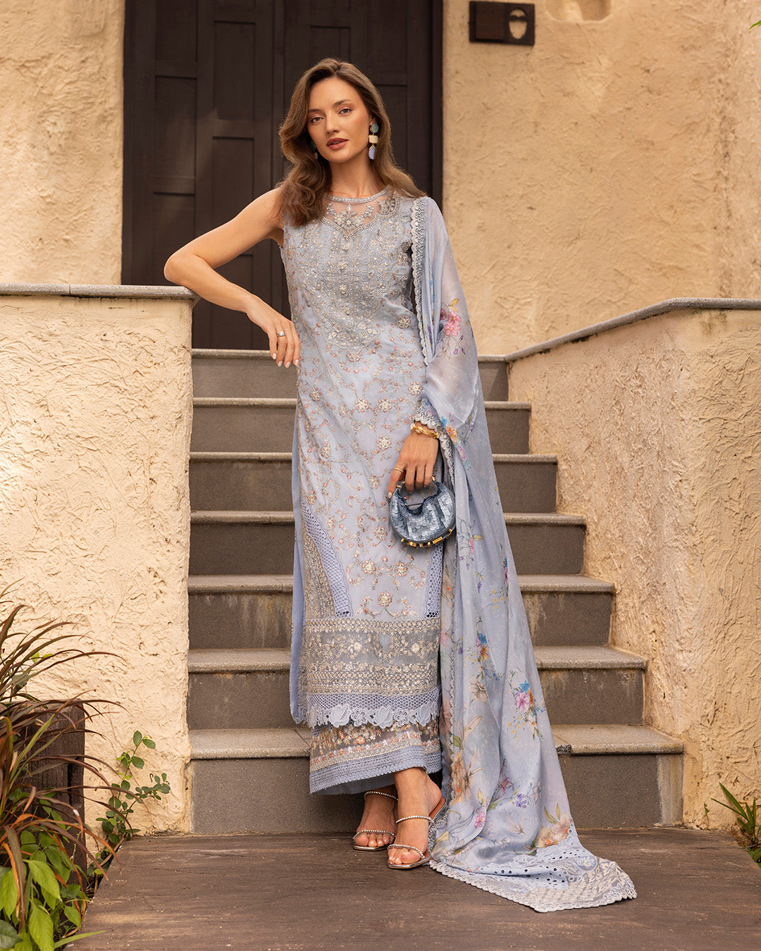 Faiza Saqlain | Zinnia Luxury Lawn | Liana
