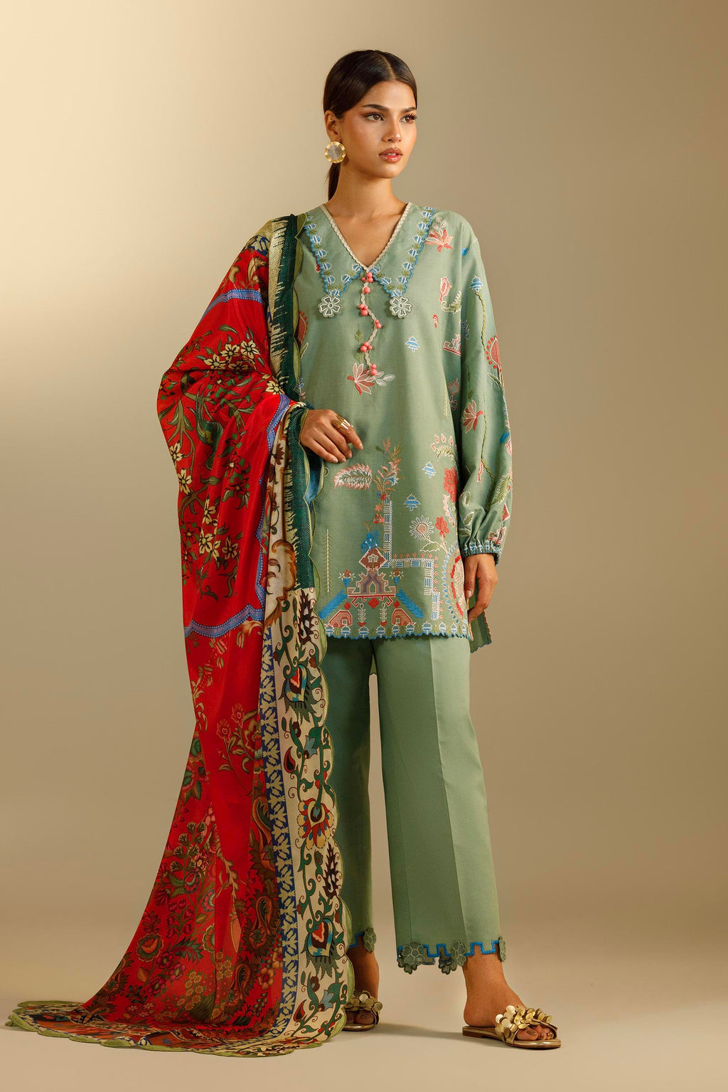 Sana Safinaz | Muzlin Summer 26 | 29-MS