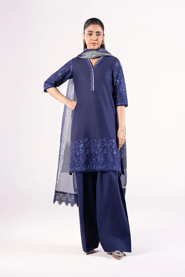 Maria B | Basics RTW | 3 Pc Embroidered Dobby Suit | MB-CS25-137