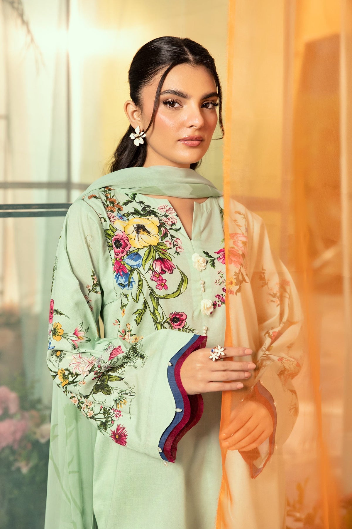 Maria B | M Basic Summer Lawn 25 | MB-CUS25-712B