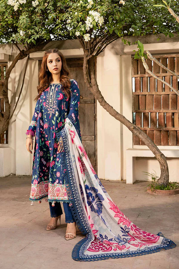 Maria B | Eid Basic Lawn | MB-CUS25-901B