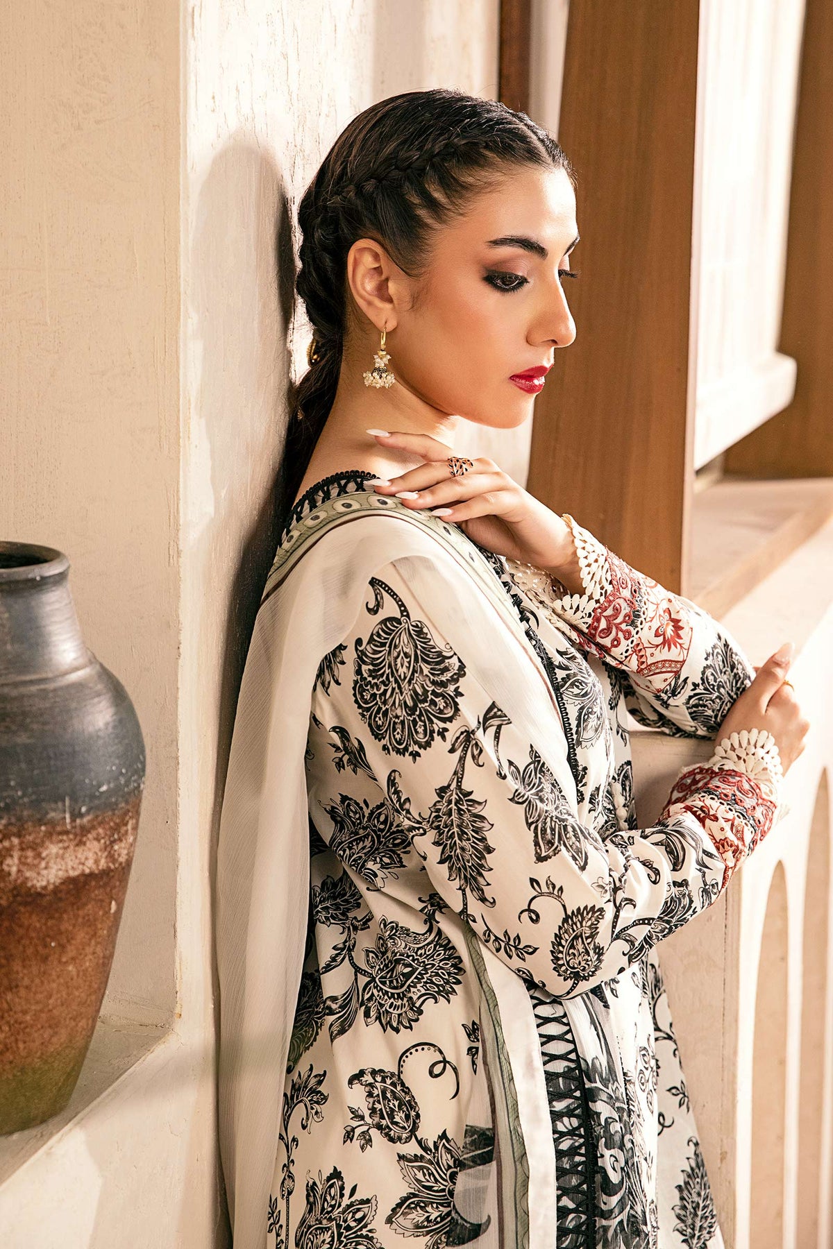 Maria B | Eid Basic Lawn | MB-CUS25-909A