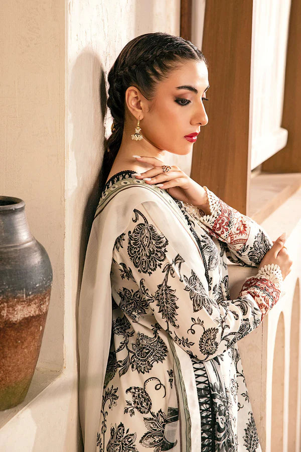 Maria B | Eid Basic Lawn | MB-CUS25-909A
