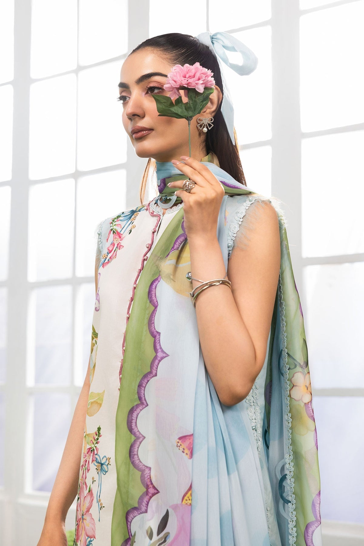 Maria B | M Basics Dreamscape Eid Lawn | MB-CUSV14-06A