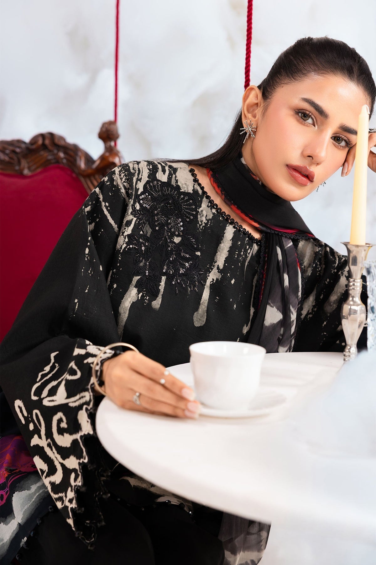 Maria B | M Basics Dreamscape Eid Lawn | MB-CUSV14-06A