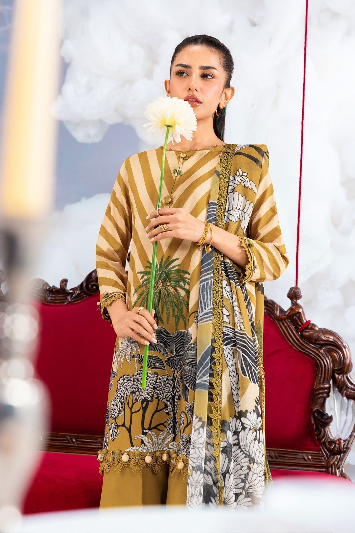 Maria B | M Basics Dreamscape Eid Lawn | MB-CUSV14-08A