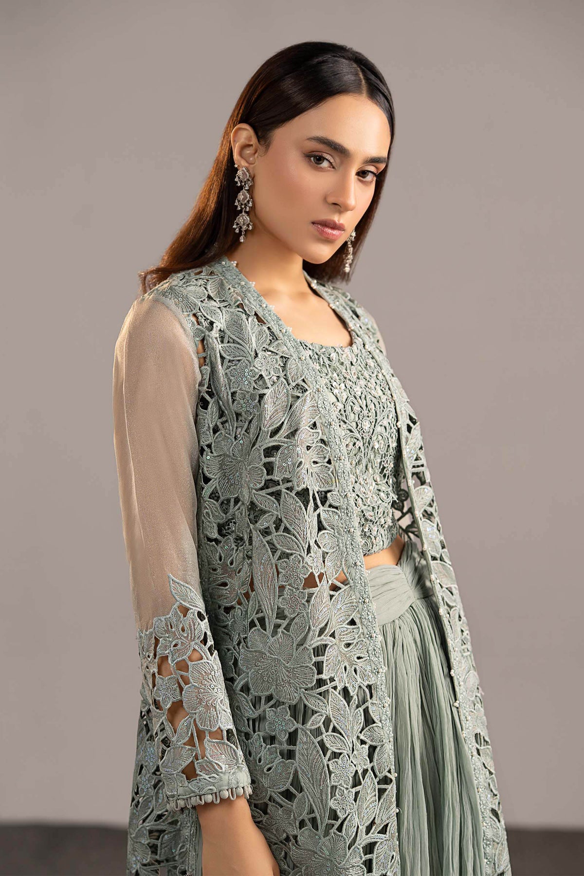 Maria B | Luxury Formals | MGL-EF26-01-Ice Blue