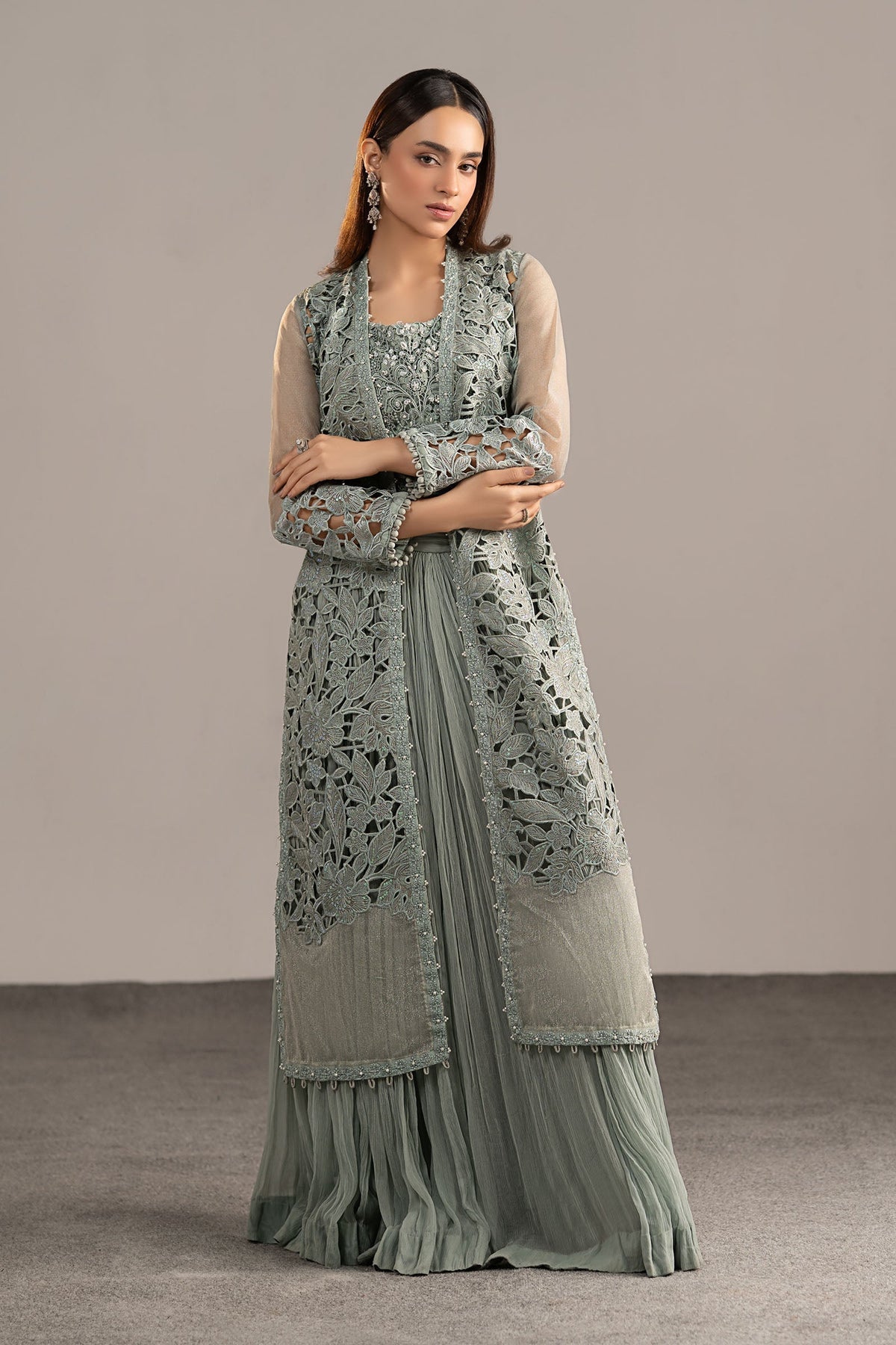 Maria B | Luxury Formals | MGL-EF26-01-Ice Blue