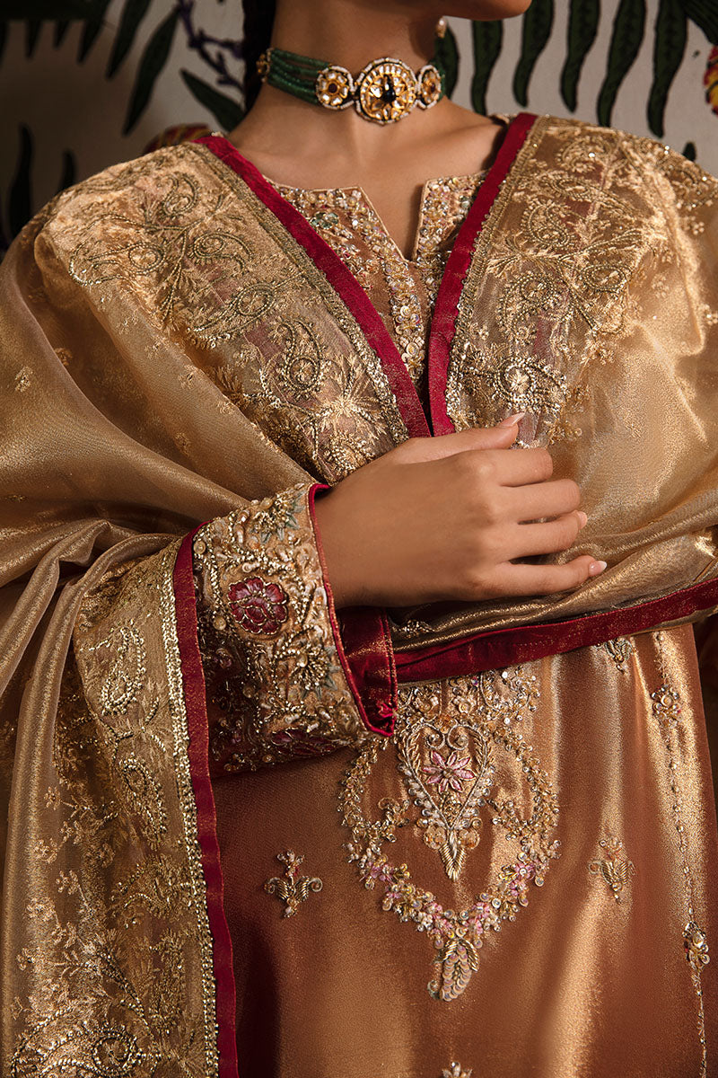 Mushq | Sunehri Lama Silk | Aleha