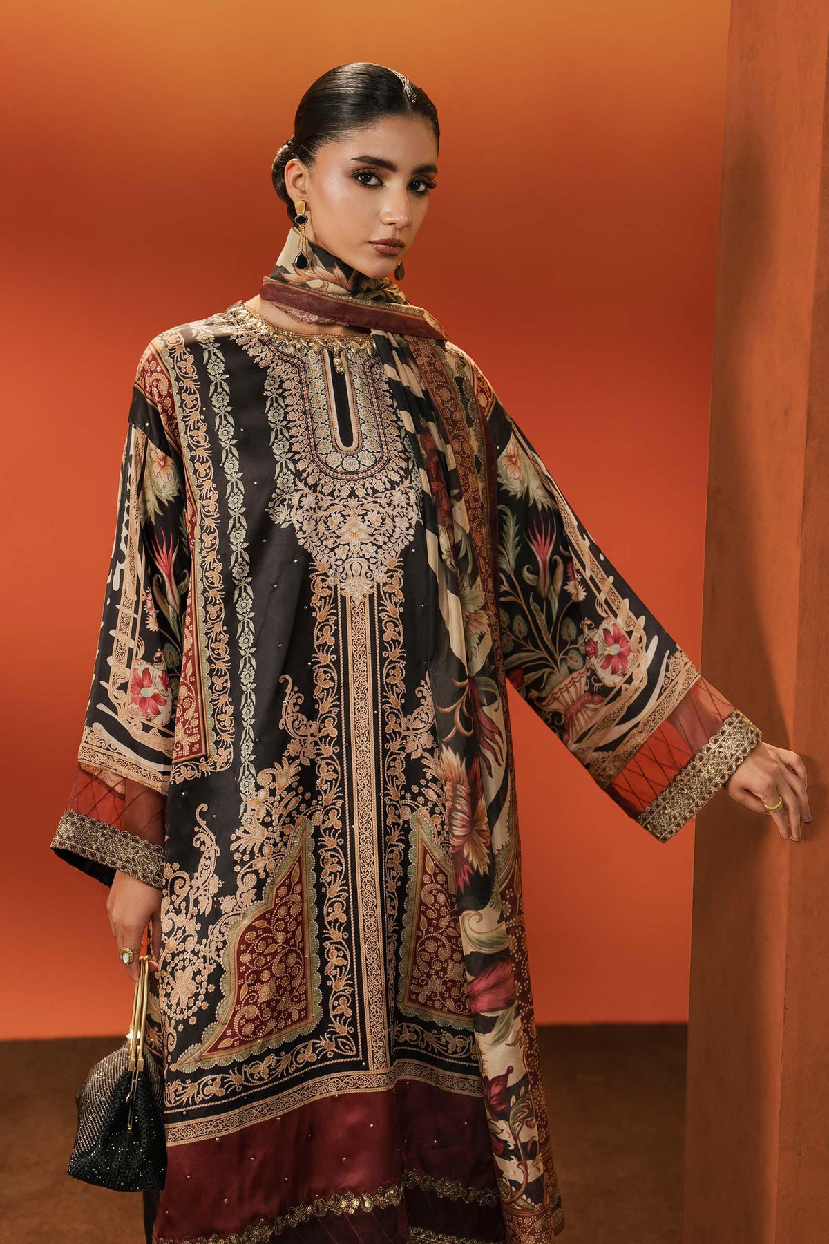 Maria B | Luxury Pret Pre Fall | MPS-EF26-02R1-Black