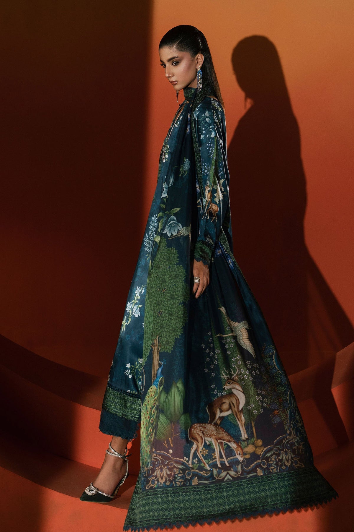 Maria B | Luxury Pret Pre Fall | MPS-EF26-05R1-Teal