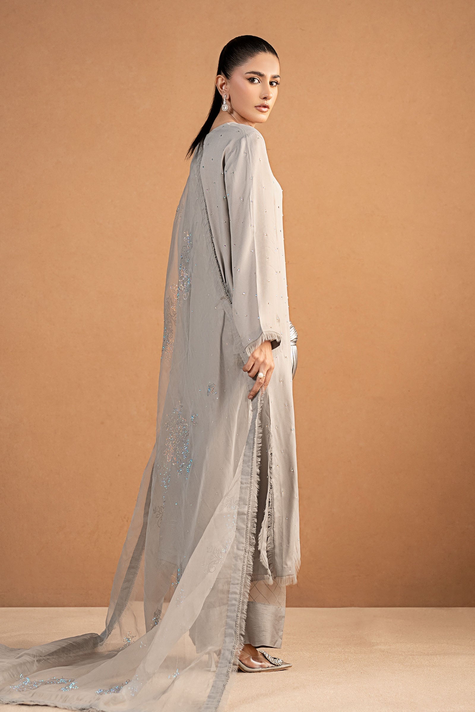 Maria B | Pre Fall 25 | MBS-W25-13-Light Grey
