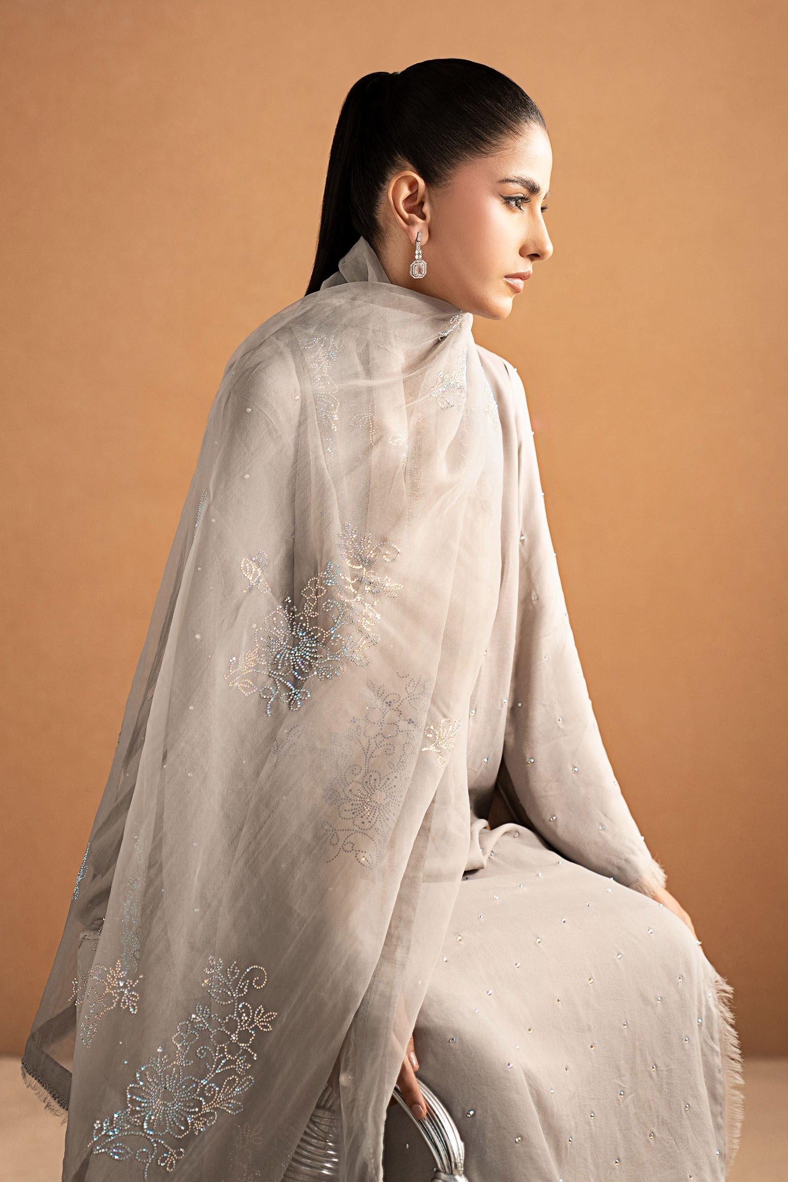 Maria B | Pre Fall 25 | MBS-W25-13-Light Grey