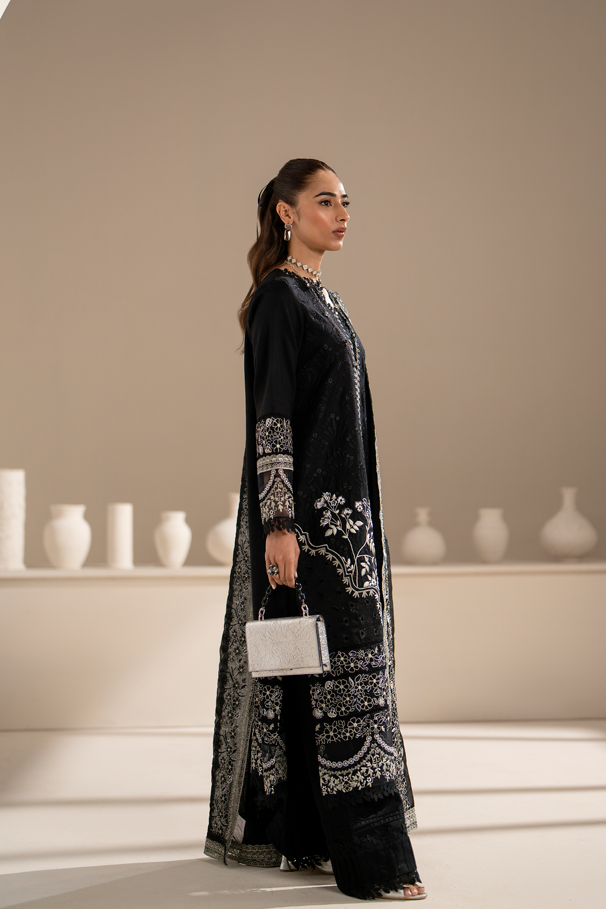 Azzal | Summer Lawn 26 l Siyah