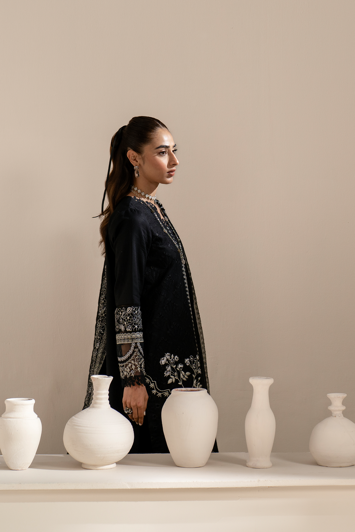 Azzal | Summer Lawn 26 l Siyah