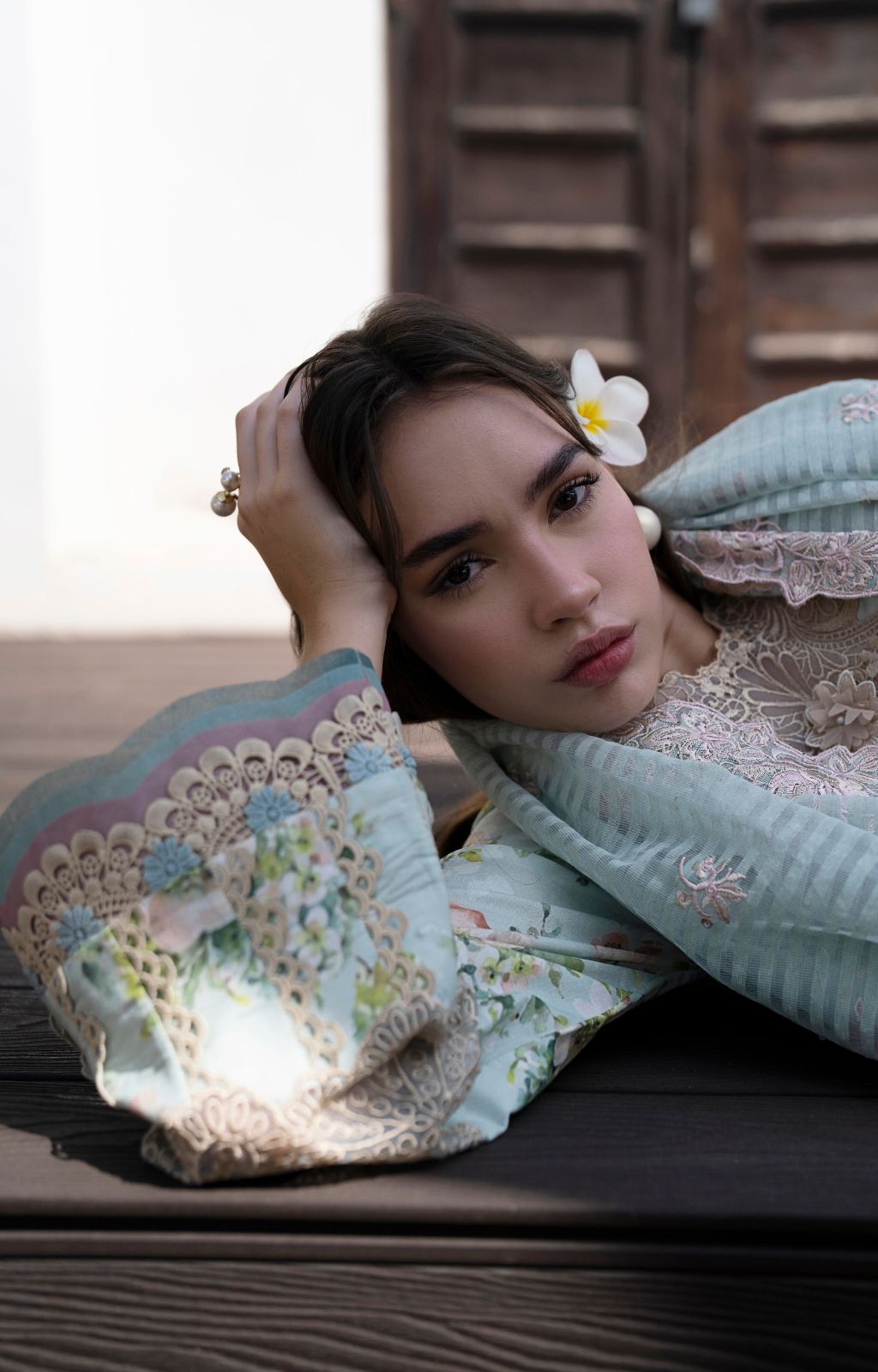 AJR Couture | Printakari Lawn 25 | Myrtle