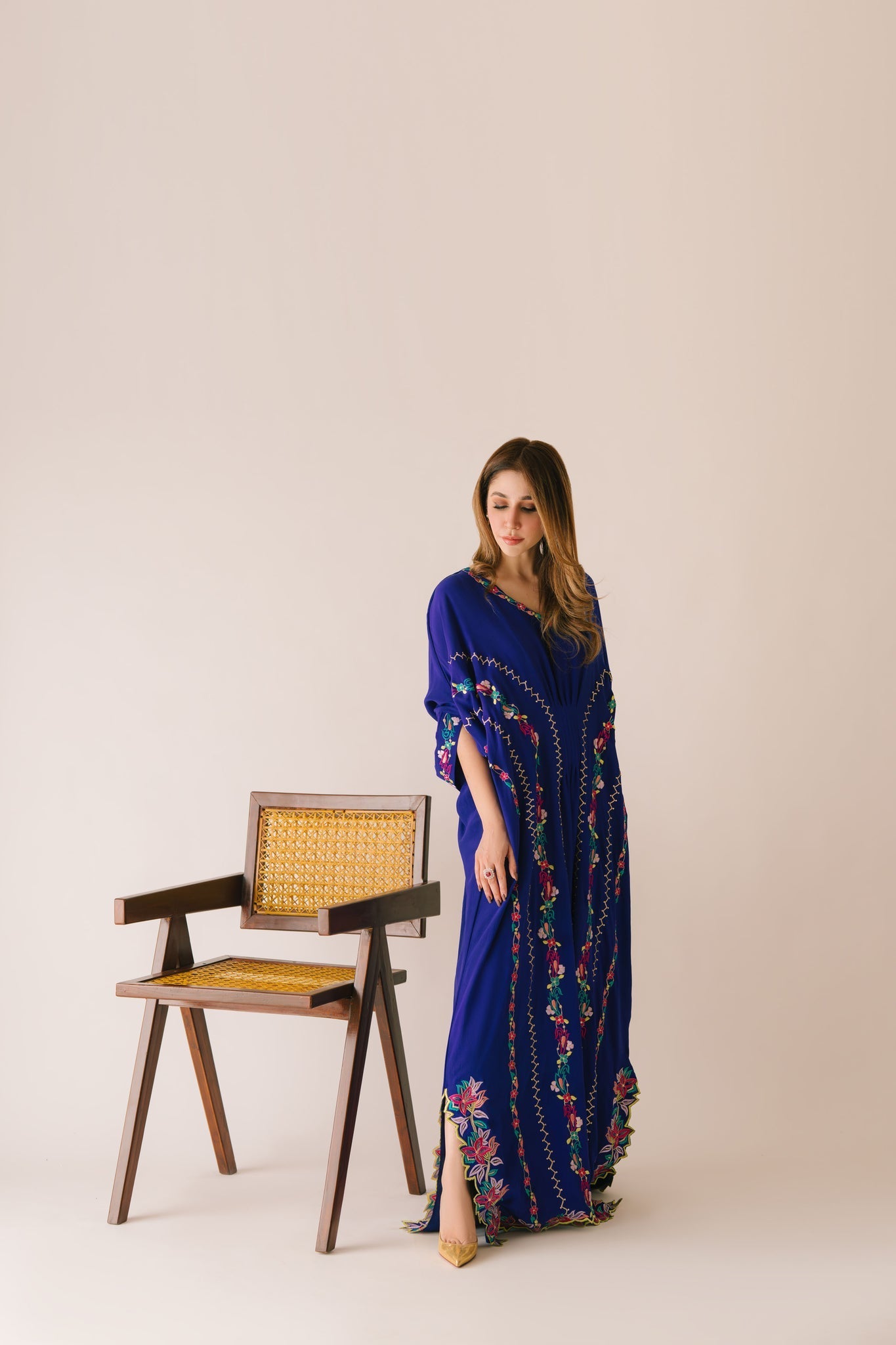 Sammy K | Aadat Festive Edition | Blue Bell Caftan
