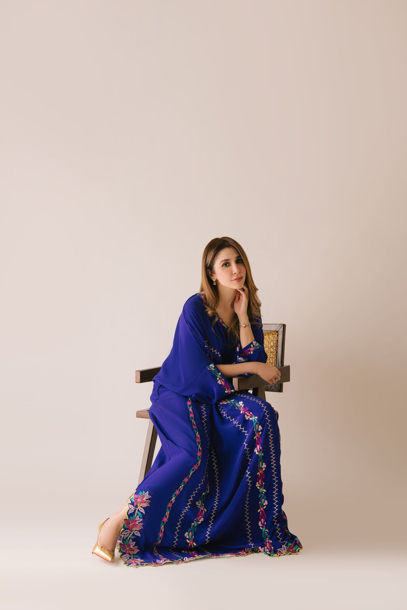 Sammy K | Aadat Festive Edition | Blue Bell Caftan