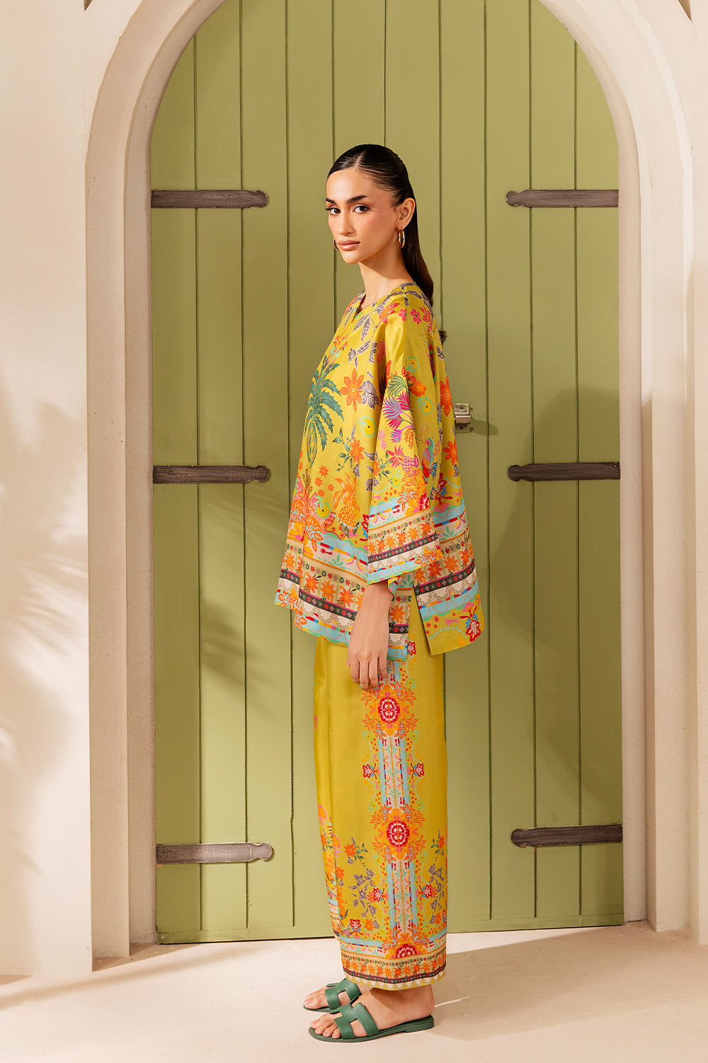 Saira Rizwan | Silk Coords 25 | PALM SUGAR - SRSP-25-04