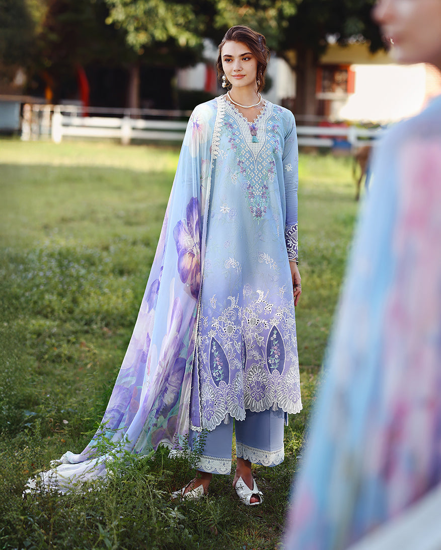 Mushq | Solace Ombre Chikankari | Ombre Whisper