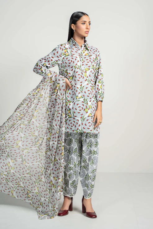 Maria B | Luxury Winter Pret 25 | S-PF24-01-Off White