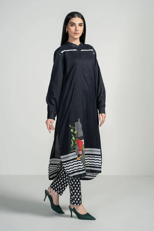 Maria B | Luxury Winter Pret 25 | PS-PF24-04-Black